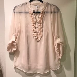 Floral Embellished Blouse C2